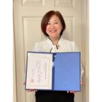 中谷あやの　ふなばしHappyチャレンジ　船橋市議会議員当選当選証書